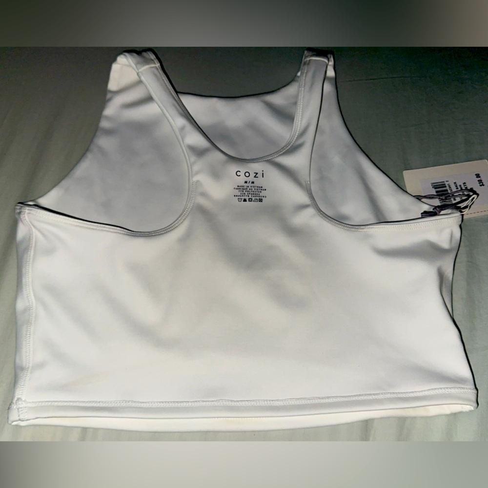 Cute white crop top